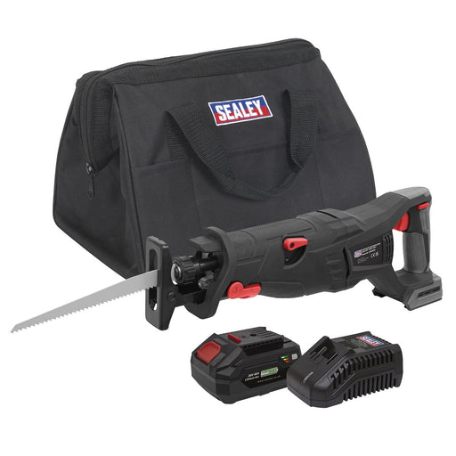Sealey Brushless Reciprocating Saw 20V 4Ah SV20 Series Kit CP20VRSXKIT1 Sealey - Dynamic Drive