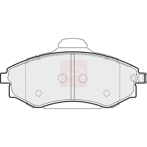 Apec Front Brake Pad Set fits Hyundai Elantra III 2000-2006 1.6 2.0