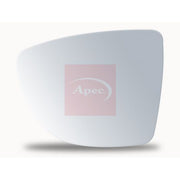 Apec Exterior Wing Mirror Glass Left fits Nissan Micra V 2016 on 0.9 1.0 1.5