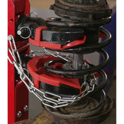 Sealey Coil Spring Compressing Station with Gauge Hydraulic 2000kg Capacity Sealey - Dynamic Drive