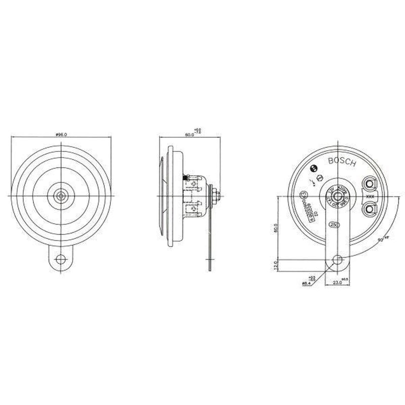 Bosch Car Horn Signal Unit
