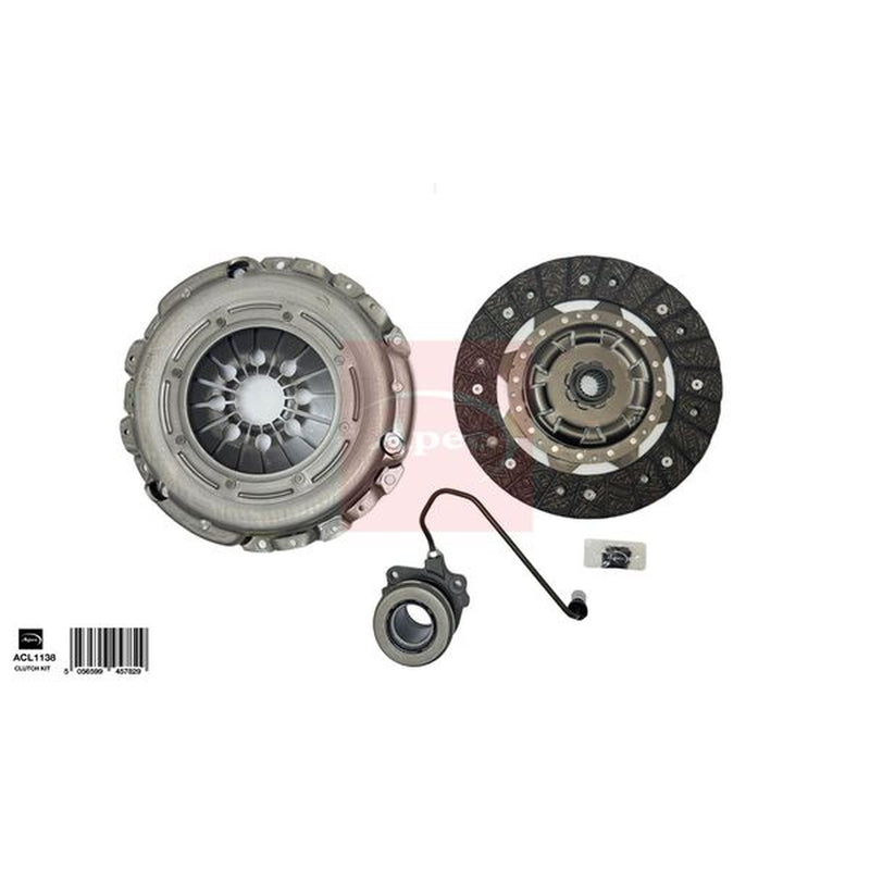Apec Clutch Kit Set 3pc fits Opel Zafira / Zafira Family B 2007-2015 1.7