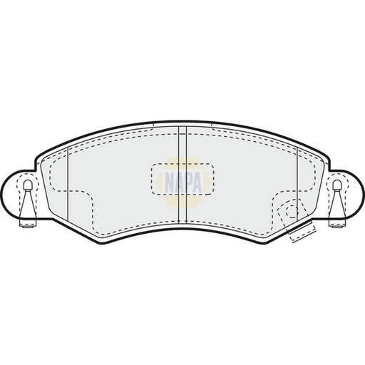NAPA Front Brake Pad Set NBP1429