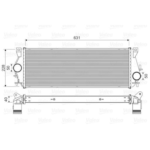 Valeo Intercooler (Charge Air Cooler) 818350
