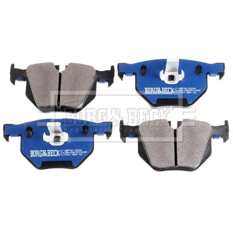 Borg & Beck Rear Brake Vented Discs & Pads fits BMW X5 2007-2018