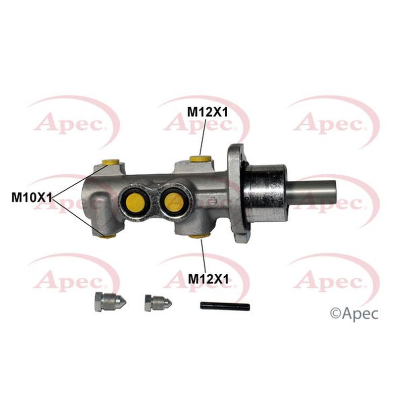 Apec Brake Master Cylinder Hydraulic Assembly fits Peugeot 206 1998-2012