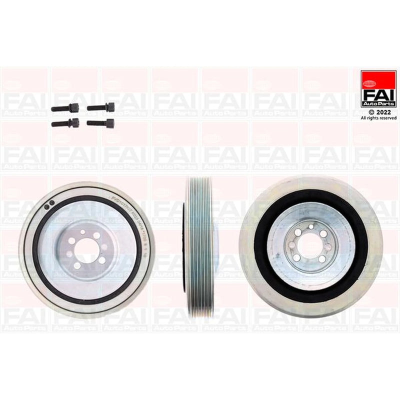 FAI Crankshaft Damper Kit 185mm fits Alfa Romeo 145 1999-2001 1.9