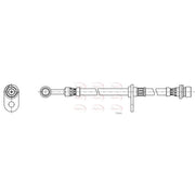Apec Brake Hydraulic Hose Line Front Left HOS4492