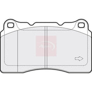 Apec Front Brake Pad Set PAD2067