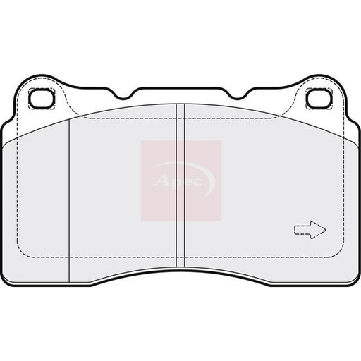 Apec Front Brake Pad Set PAD2067