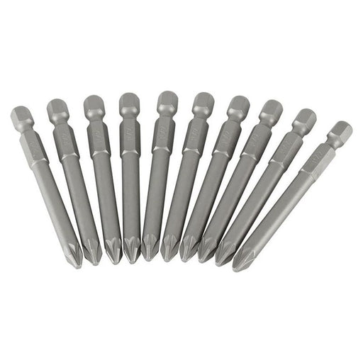 Stanley® Hand Tools Pozidriv Power Bits PZ2 x 70mm (Box 10) STANLEY® Hand Tools - Dynamic Drive