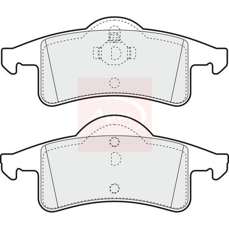 Apec Rear Brake Pad Set fits Jeep Grand Cherokee 1999-2005 2.7 3.1 4.7