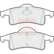 Apec Rear Brake Pad Set PAD1154