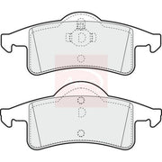 Apec Front & Rear Pads fits Jeep Grand Cherokee 1999-2005 2.7 3.1 4.7