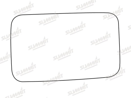 Summit Stick-On Standard Mirror Glass fits Fiat Regata LHS RHS Summit - Bars 4 Cars