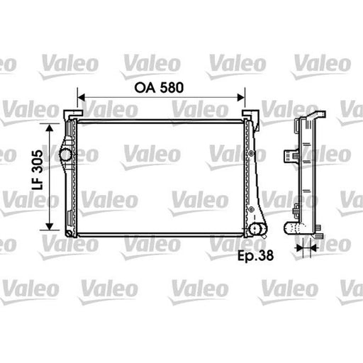 Valeo Engine Radiator 734361