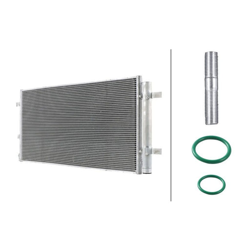 Hella Air Conditioning Condenser fits Audi A6 Allroad C7 2012-2018 3.0