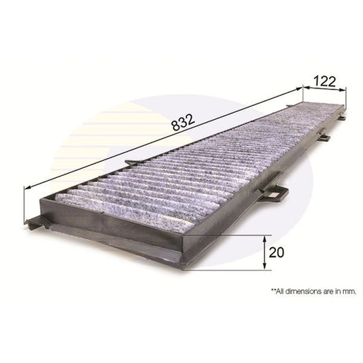 Comline Cabin Air Filter (Pollen Filter) fits Alpina B3 2007-2013