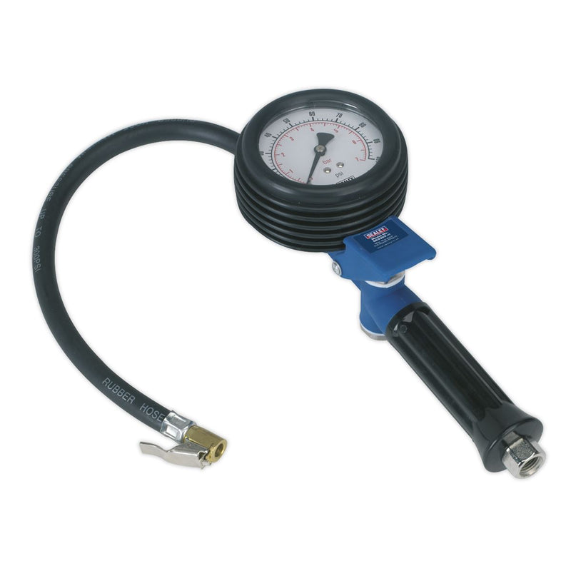 Sealey Jumbo Tyre Inflator with Clip-On Connector SA9303 Sealey - Dynamic Drive