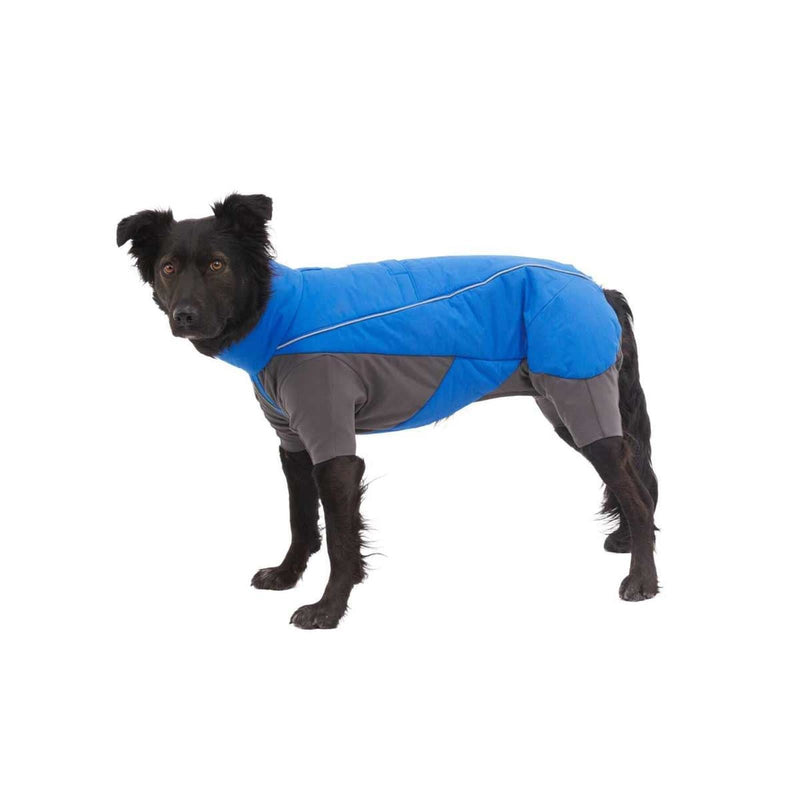 Ruffwear Vert Coverall Dog Snow Suit in Blue Pool (Small) Ruffwear - Bars 4 Cars