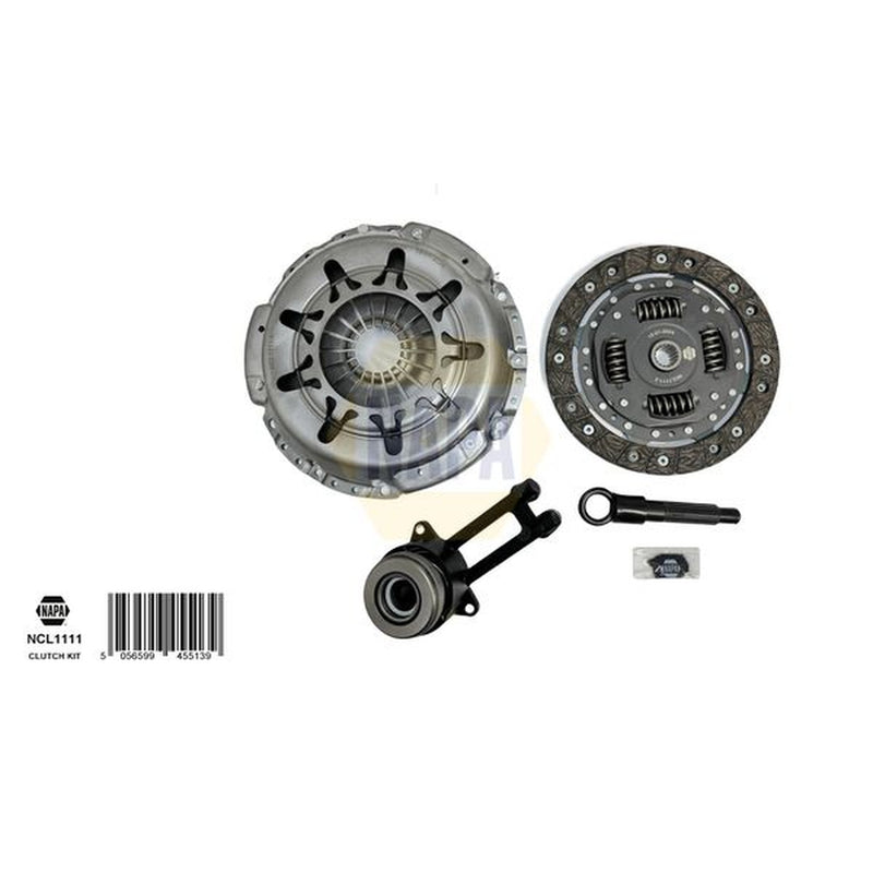 NAPA Clutch Kit Set 3pc fits Ford Fiesta V 2001-2010 1.4