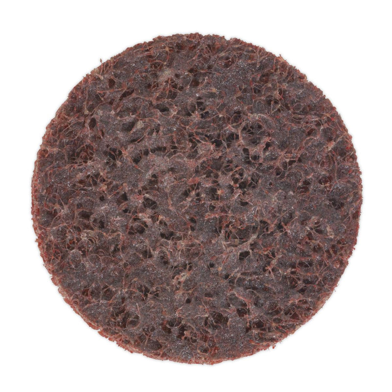 Sealey Quick Change Preparation Pad 50mm Medium Pack of 10 PTCQC50M Sealey  - Dynamic Drive