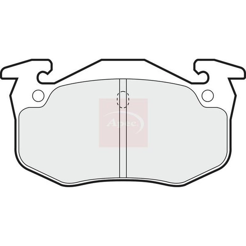 Apec Rear Brake Solid Discs & Pads fits Renault Clio 2000-2009 2.0