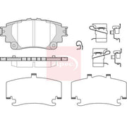 Apec Rear Brake Solid Discs & Pads fits Toyota Yaris Cross 2020 on 1.5