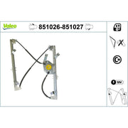 Valeo Electric Window Regulator Lifter Left Front 851026