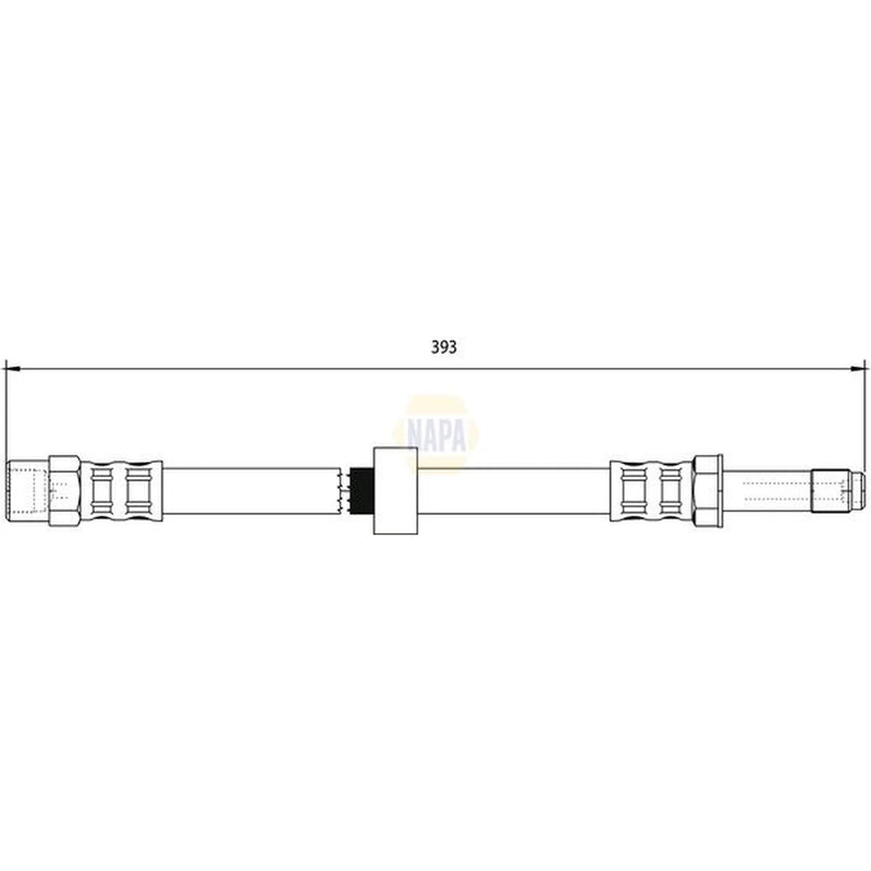 NAPA Brake Hydraulic Hose Line Front NBH1197