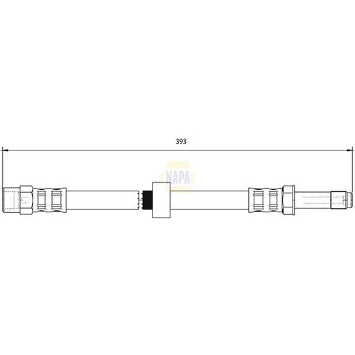NAPA Brake Hydraulic Hose Line Front NBH1197