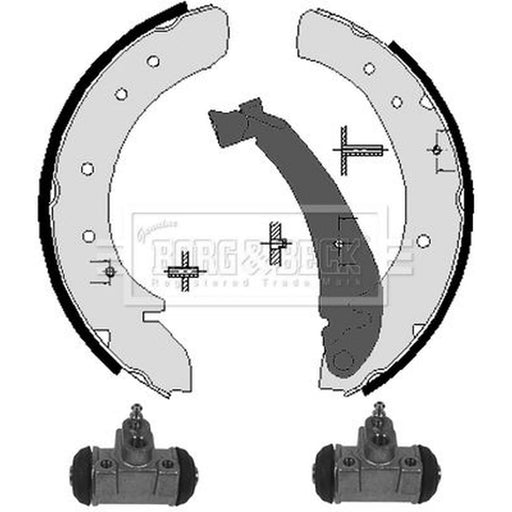 Borg & Beck Brake Shoe Set Axle Kit BBS1127K