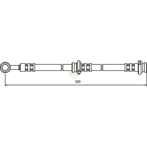 NAPA Brake Hydraulic Hose Line Rear Right NBH1346