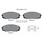 Textar Brake Pad Set 2221301