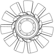 Mahle Radiator Cooling Fan Blade CFW 82 000P