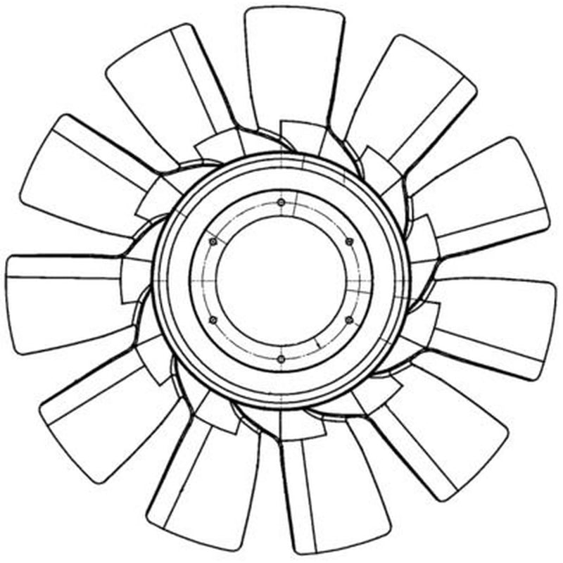 Mahle Radiator Cooling Fan Blade CFW 82 000P