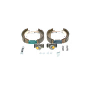 Bosch Brake Shoe Set Axle Kit fits Renault Twingo I 1993-2007 1.2