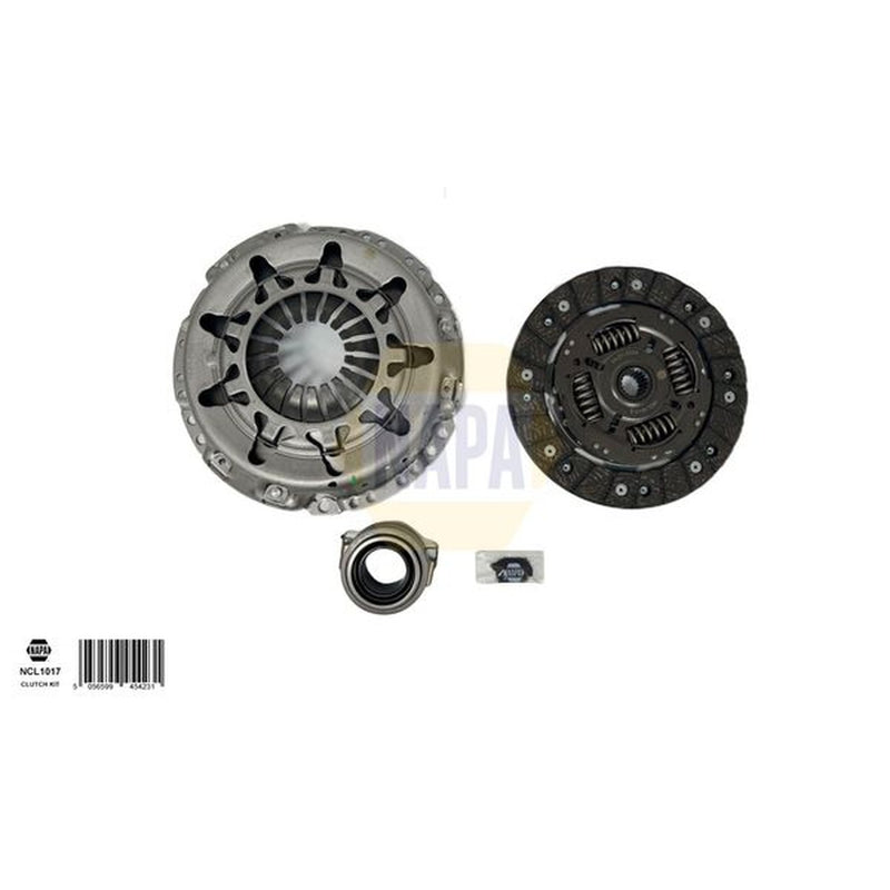NAPA Clutch Kit Set 3pc fits Citroën C1 II 2014-2018 1.0