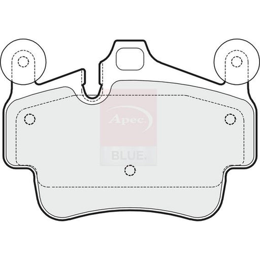 Apec Front Brake Pad Set fits Porsche 911 2004-2012 3.6 3.8