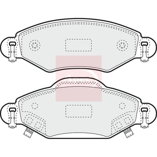 Apec Front Brake Pad Set PAD1315