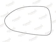 Summit Stick-On Standard Mirror Glass fits Vauxhall Corsa 07 on LHS Summit - Bars 4 Cars