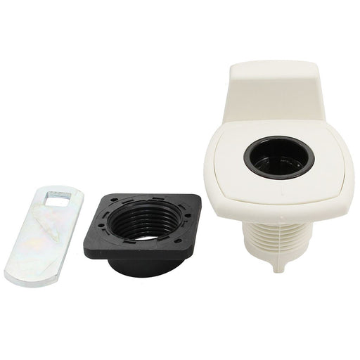 Zadi Push Lock with Lift Handle White for Caravan/Motorhomes Nova - Dynamic Drive