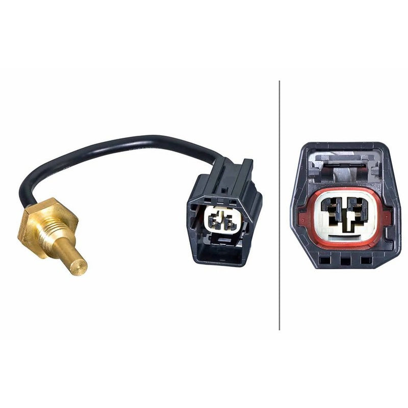 Hella Coolant Temperature Sensor Front fits Volvo C70 I 1997-2005 2.0 2.4