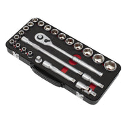 Sealey Premier Platinum Premier Platinum Socket Set 1/2"Sq Drive 24pc AK7924 Sealey Premier Platinum - Dynamic Drive