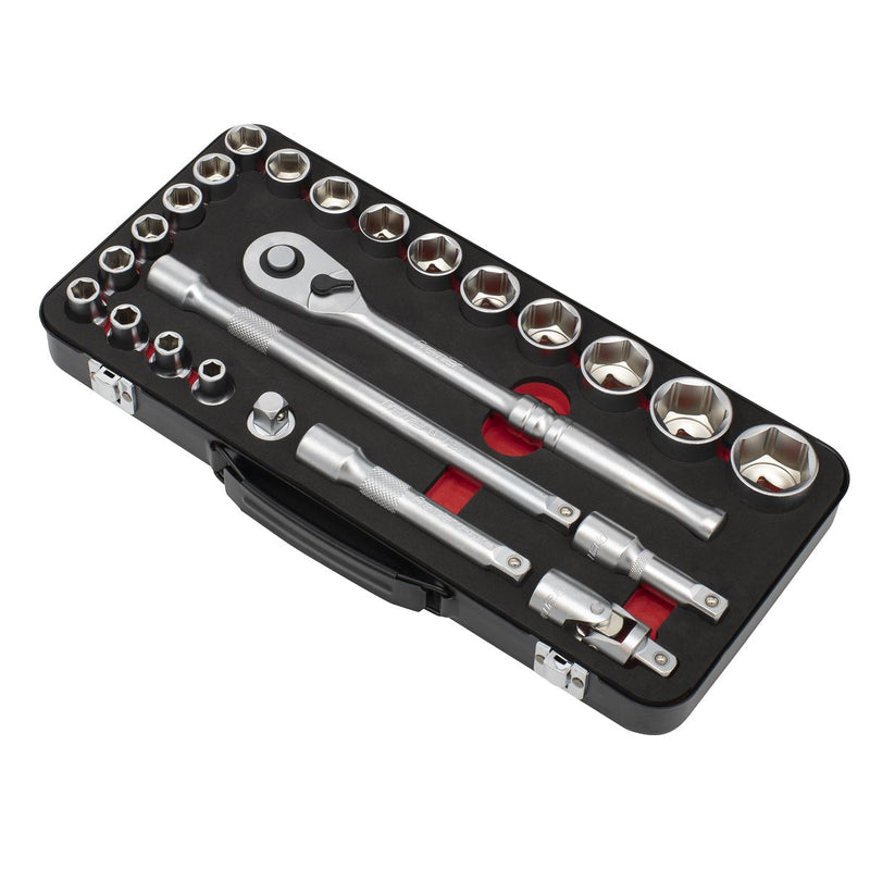 Sealey Premier Platinum Premier Platinum Socket Set 1/2"Sq Drive 24pc AK7924 Sealey Premier Platinum - Dynamic Drive