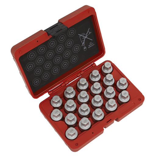 Sealey Locking Wheel Nut Key Set 20pc Vauxhall-B SX215 Sealey - Dynamic Drive