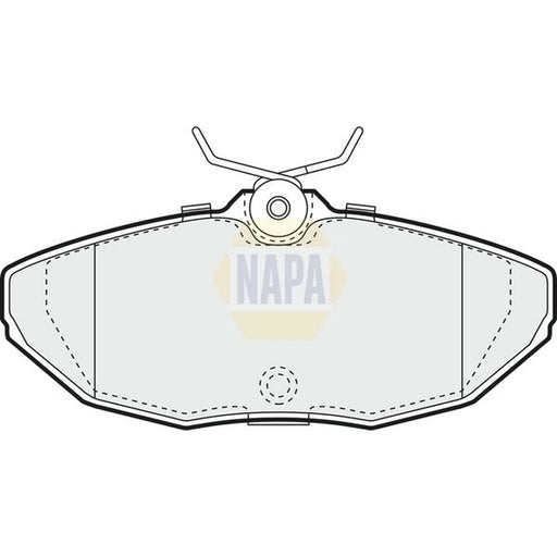 NAPA Rear Brake Pad Set NBP1864