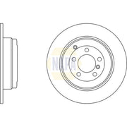 NAPA 2 x Solid Brake Discs fits Land Rover Range Rover 2002-2012 3.0 4.2 4.4