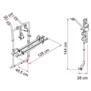 Fiamma F45S Awning, Fixing Bracket, Bike Carrier Bundle for VW T6 SWB Vans Fiamma - Dynamic Drive