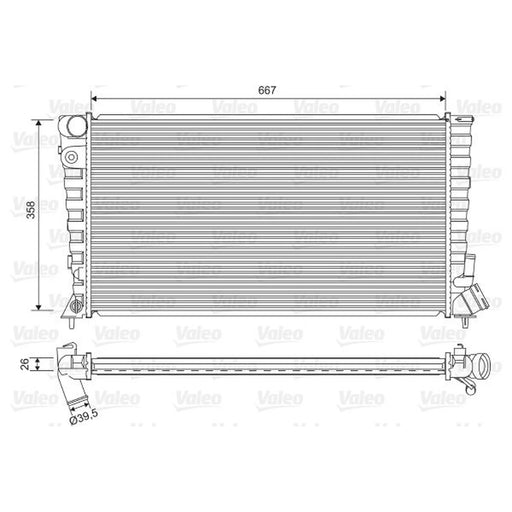 Valeo Engine Radiator 732518